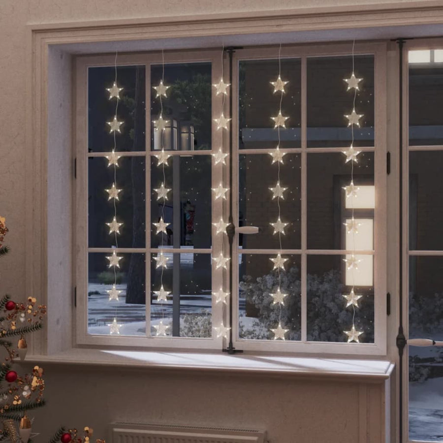 Instalație Lumini Tip Perdea Stele 200 Led 8 Funcții