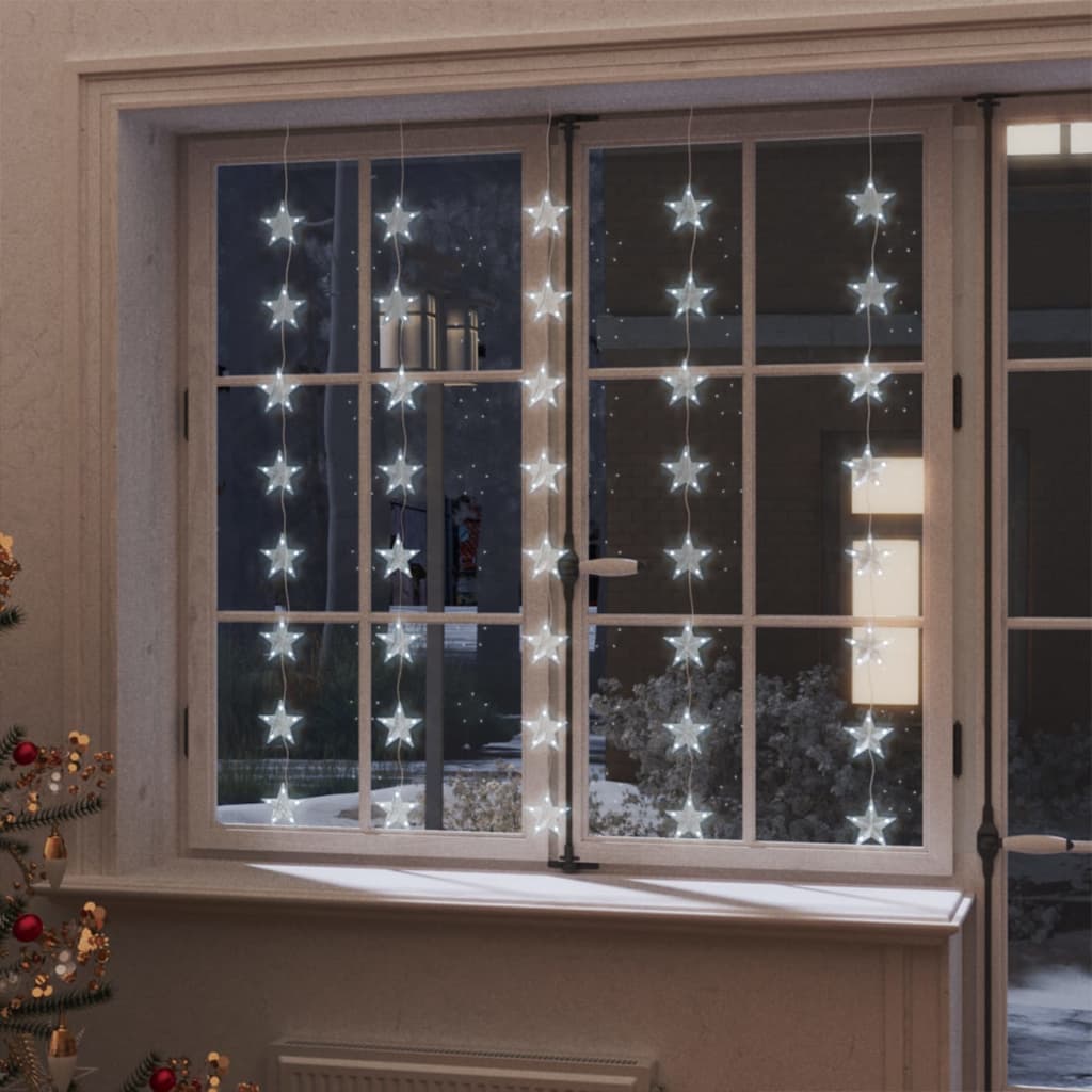 Instalație Lumini Tip Perdea Stele 200 Led 8 Funcții