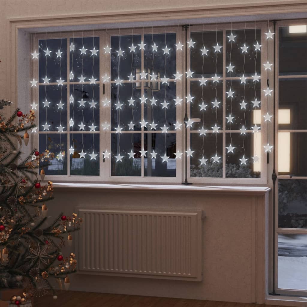 Instalație Lumini Tip Perdea Stele 200 Led 8 Funcții