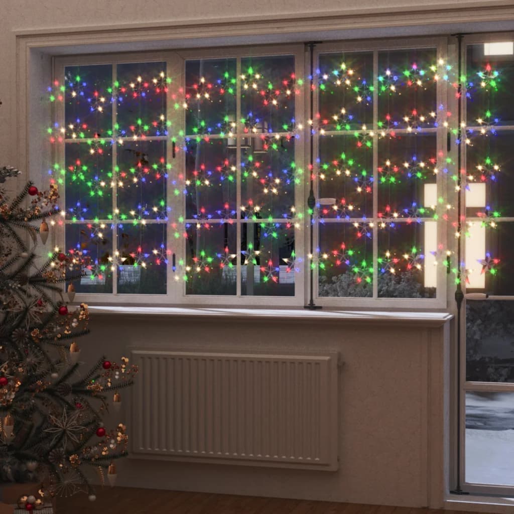Instalație Lumini Tip Perdea Stele 200 Led 8 Funcții