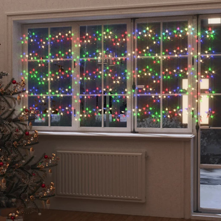 Instalație Lumini Tip Perdea Stele 200 Led 8 Funcții