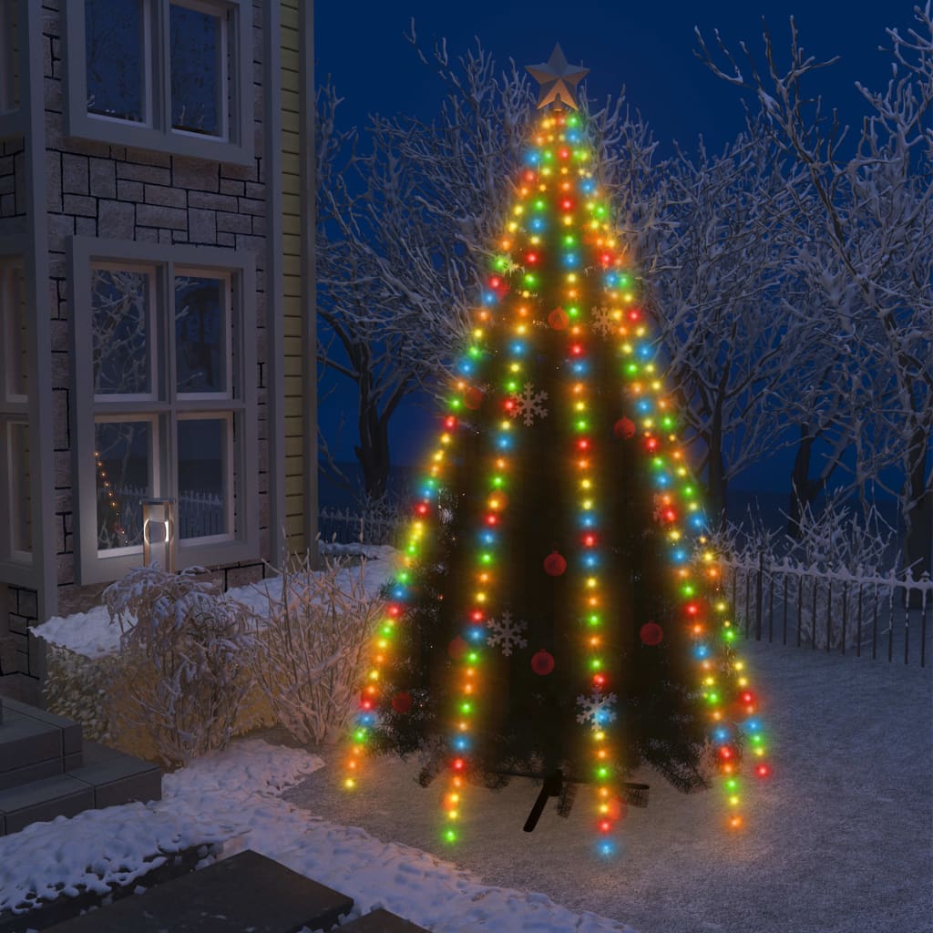 Instalație Brad De Crăciun Cu 150 Led-Uri Colorate
