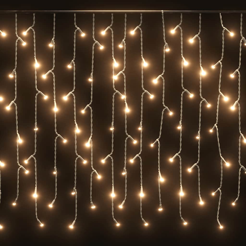 Lumini De Perdea Tip Gheață 400 Led-Uri 10 M 8 Funcții