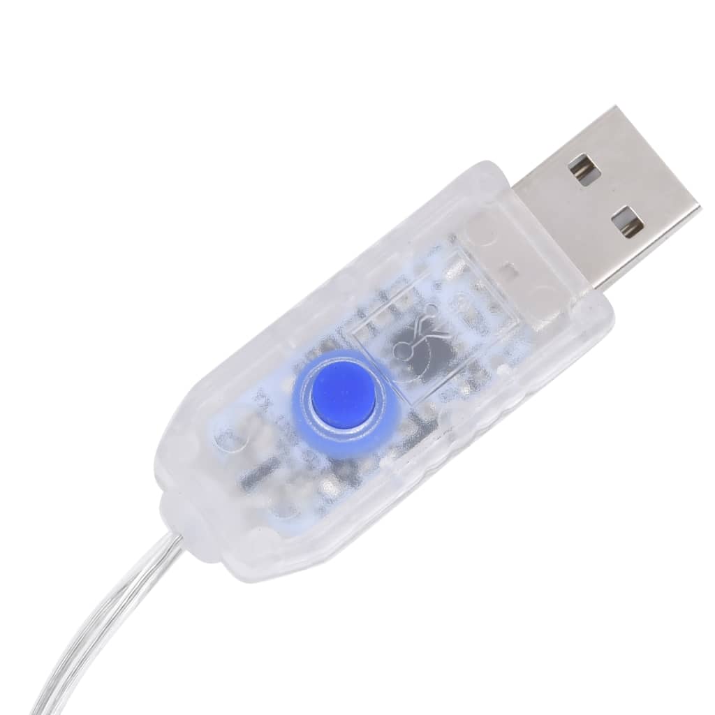 Instalație Lumini Tip Perdea 300 Led 3X3 M 8 Funcții