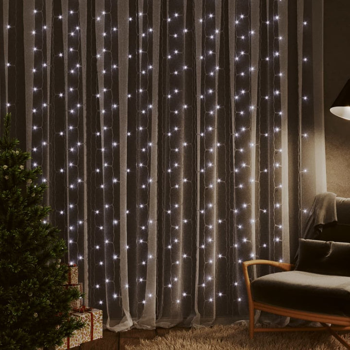 Instalație Lumini Tip Perdea 300 Led 3X3 M 8 Funcții