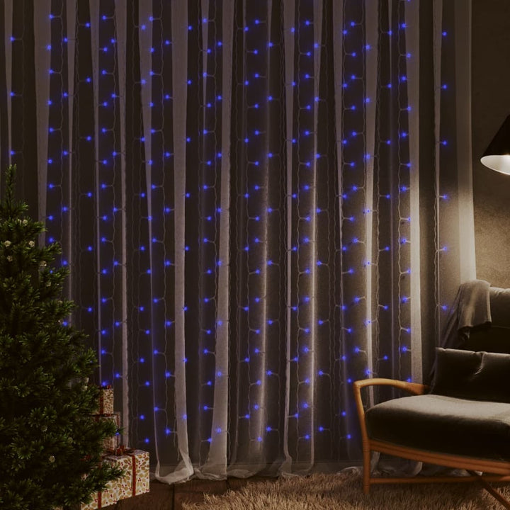Instalație Lumini Tip Perdea 300 Led 3X3 M 8 Funcții