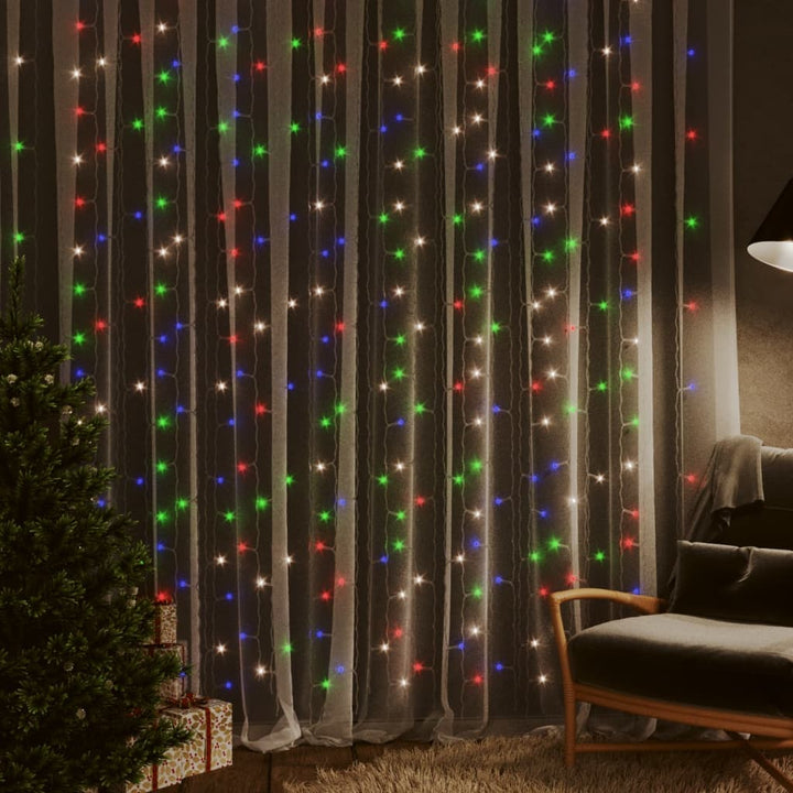 Instalație Lumini Tip Perdea 300 Led 3X3 M 8 Funcții