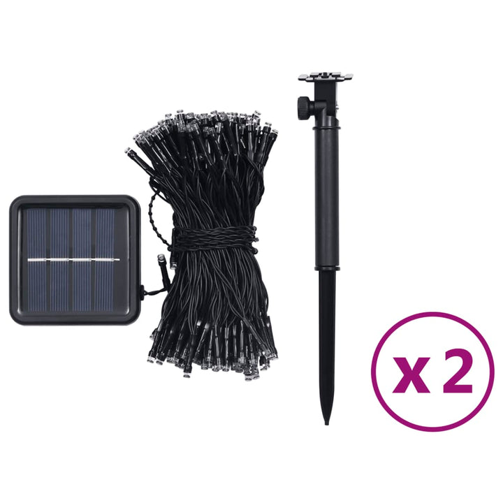 Lumini Solare, 2 Buc, 2X200, Led, , Interior Exterior