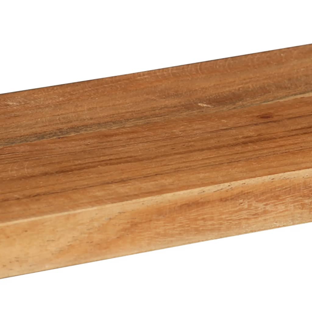 Set Rafturi De Perete Cub, 3 Piese, Lemn Masiv Acacia