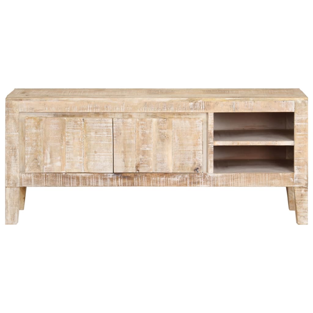 Comodă Tv, 110X35X46 Cm, Lemn Masiv De Mango