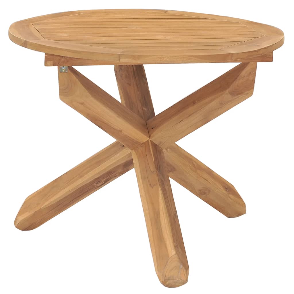 Set Mobilier De Grădină, 5 Piese, Din Lemn Masiv De Tec