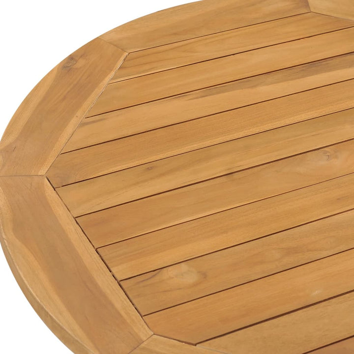 Set Mobilier De Grădină, 5 Piese, Din Lemn Masiv De Tec