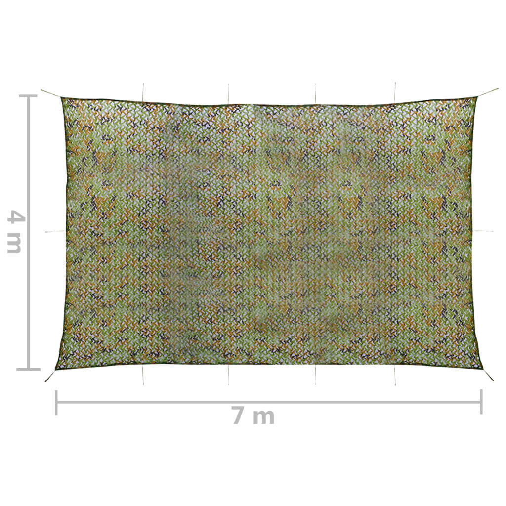 Plasă De Camuflaj Cu Geantă De Depozitare, , 4X7 M