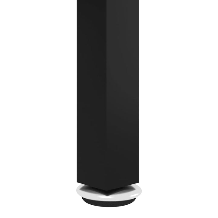 Masă De Ceai, Negru Și ,70 Cm, Sticlă Securizată