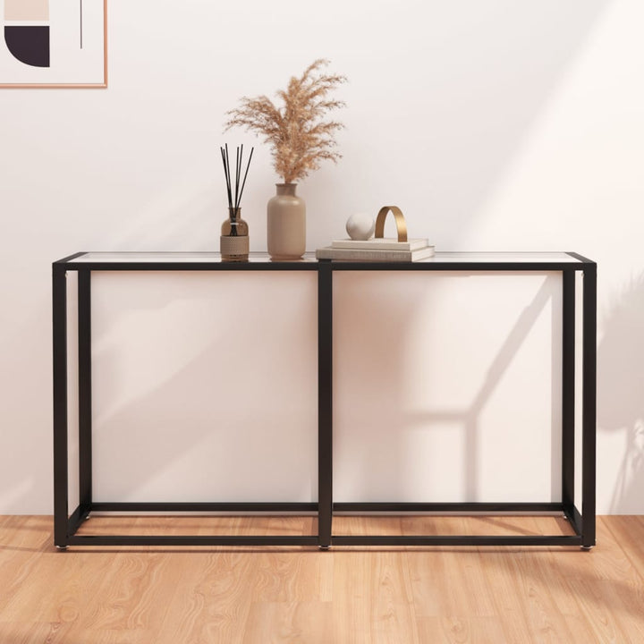 Masă Consolă, , 140X35X75,5 Cm, Sticlă Securizată