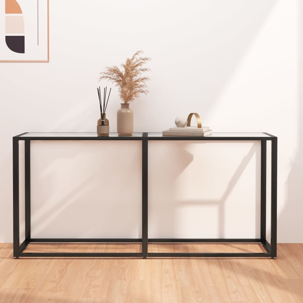 Masă Consolă, , 140X35X75,5 Cm, Sticlă Securizată
