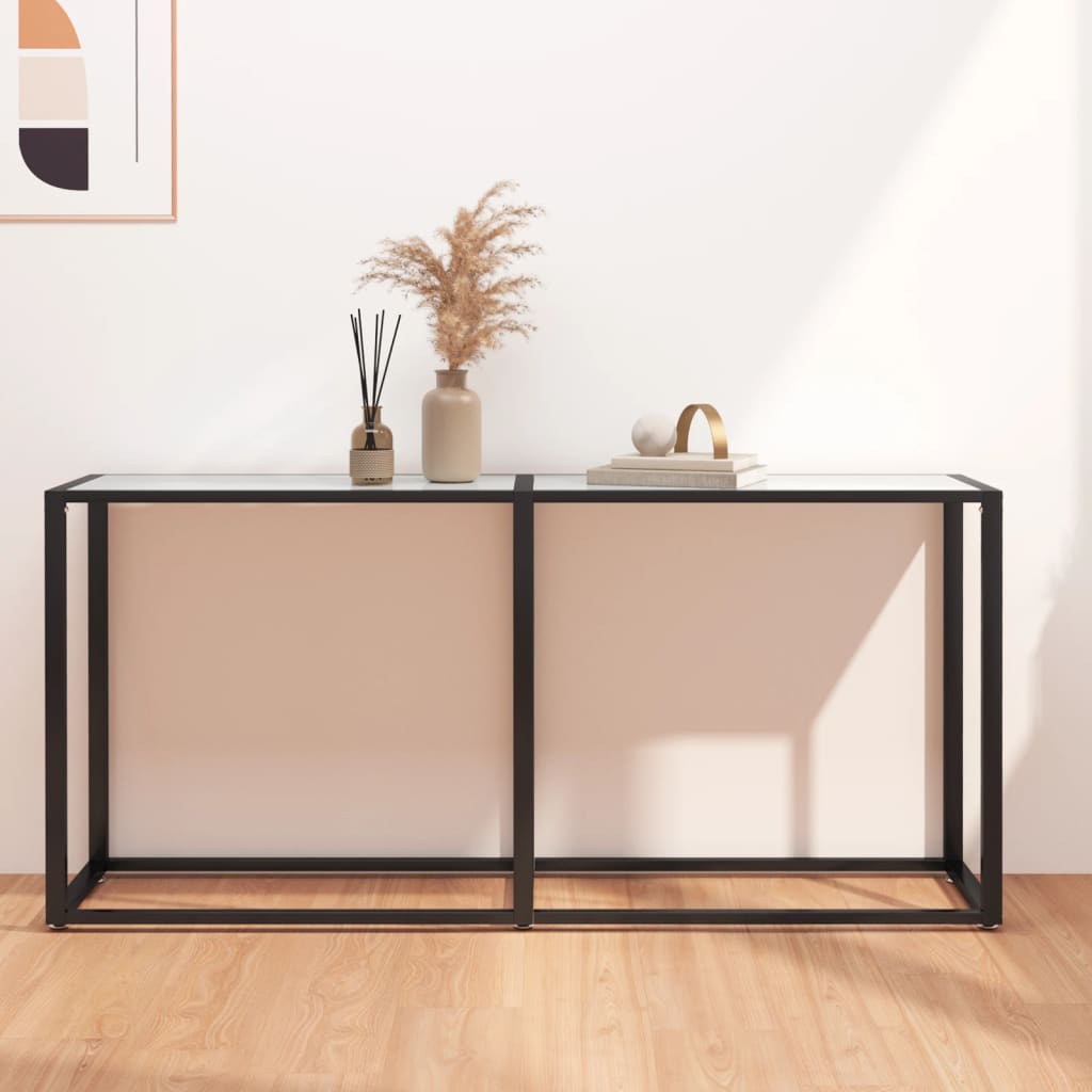 Masă Consolă, , 140X35X75,5 Cm, Sticlă Securizată