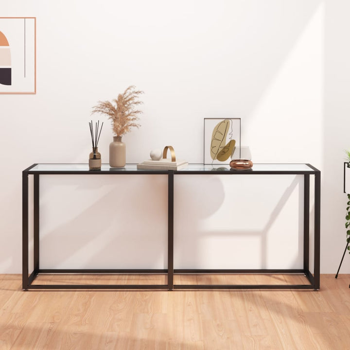 Masă Consolă, , 140X35X75,5 Cm, Sticlă Securizată