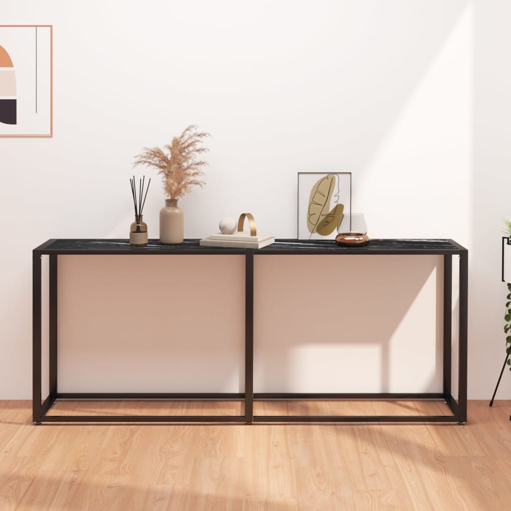 Masă Consolă, , 140X35X75,5 Cm, Sticlă Securizată