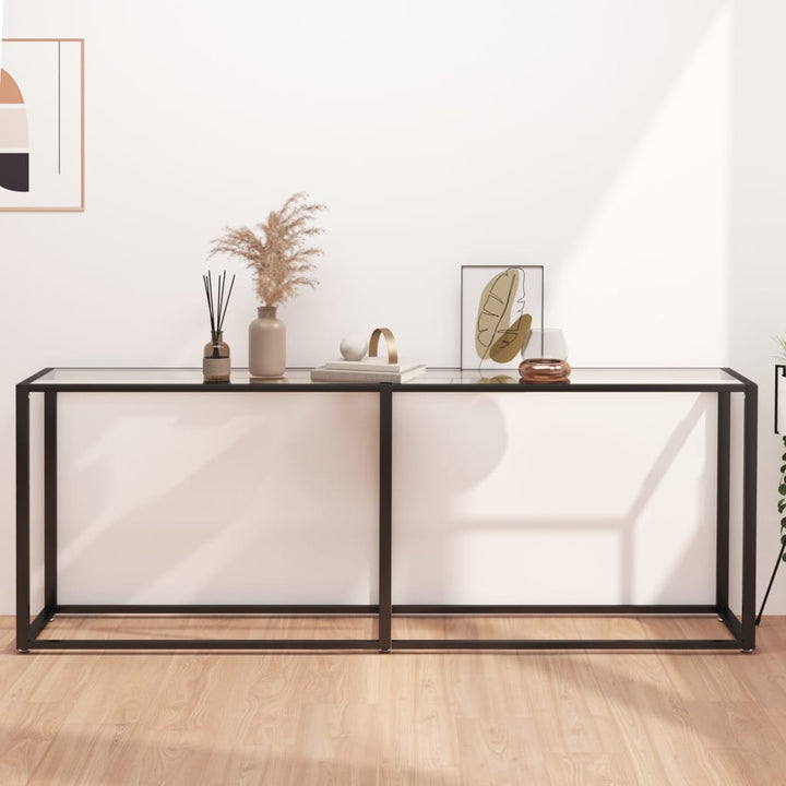 Masă Consolă, , 140X35X75,5 Cm, Sticlă Securizată