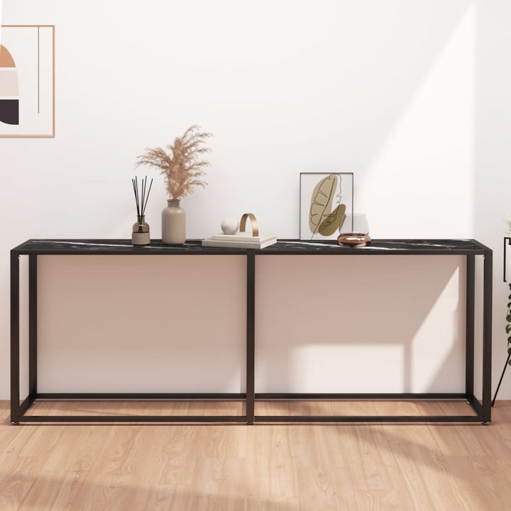 Masă Consolă, , 140X35X75,5 Cm, Sticlă Securizată
