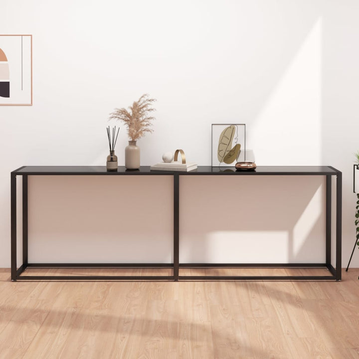 Masă Consolă, , 140X35X75,5 Cm, Sticlă Securizată