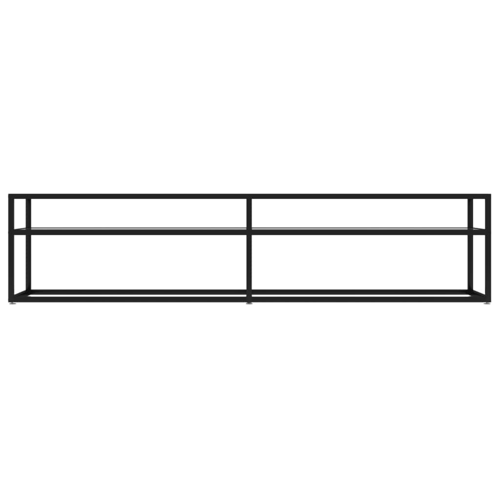 Comodă Tv, Transparent, 180X40X40,5 Cm, Sticlă Securizată