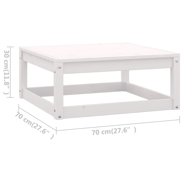 Set Mobilier De Grădină, 7 Piese, , Lemn Masiv De Pin