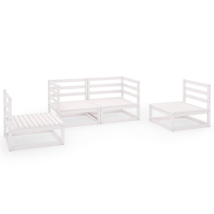 Set Mobilier De Grădină, 4 Piese, , Lemn Masiv De Pin