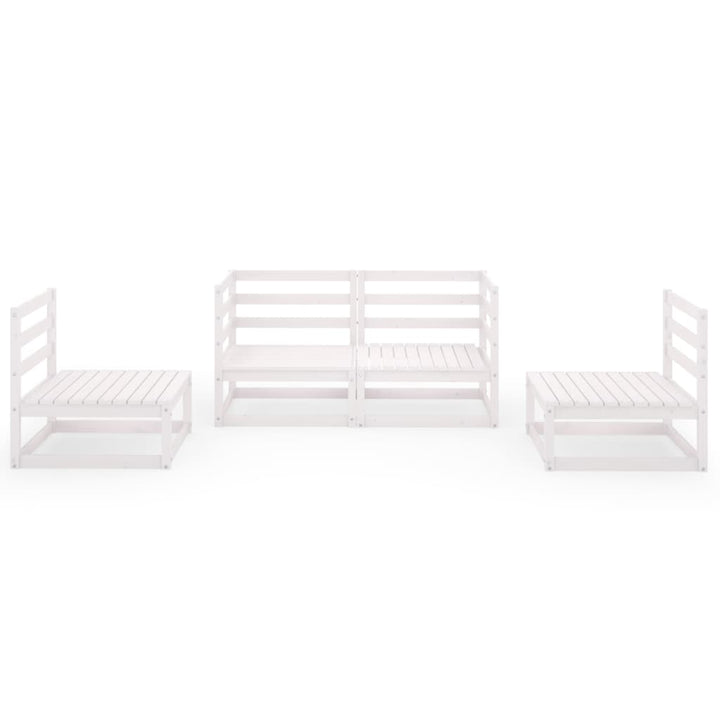 Set Mobilier De Grădină, 4 Piese, , Lemn Masiv De Pin