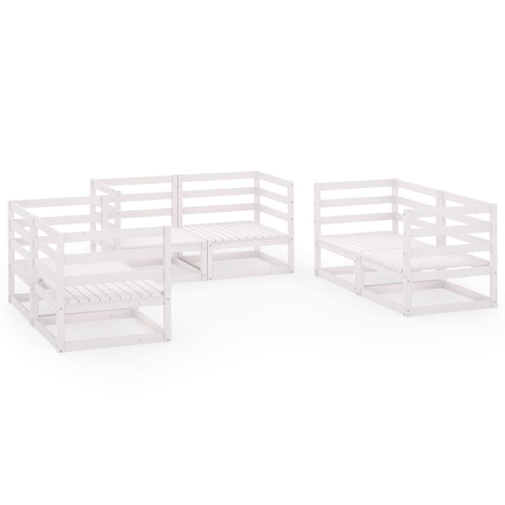 Set Mobilier De Grădină, 6 Piese, , Lemn Masiv De Pin