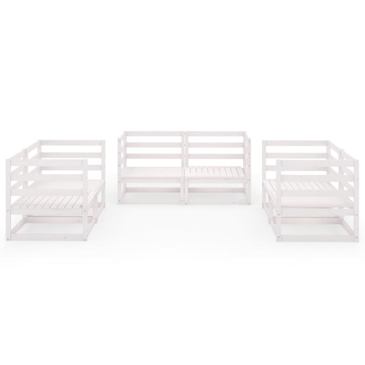 Set Mobilier De Grădină, 6 Piese, , Lemn Masiv De Pin