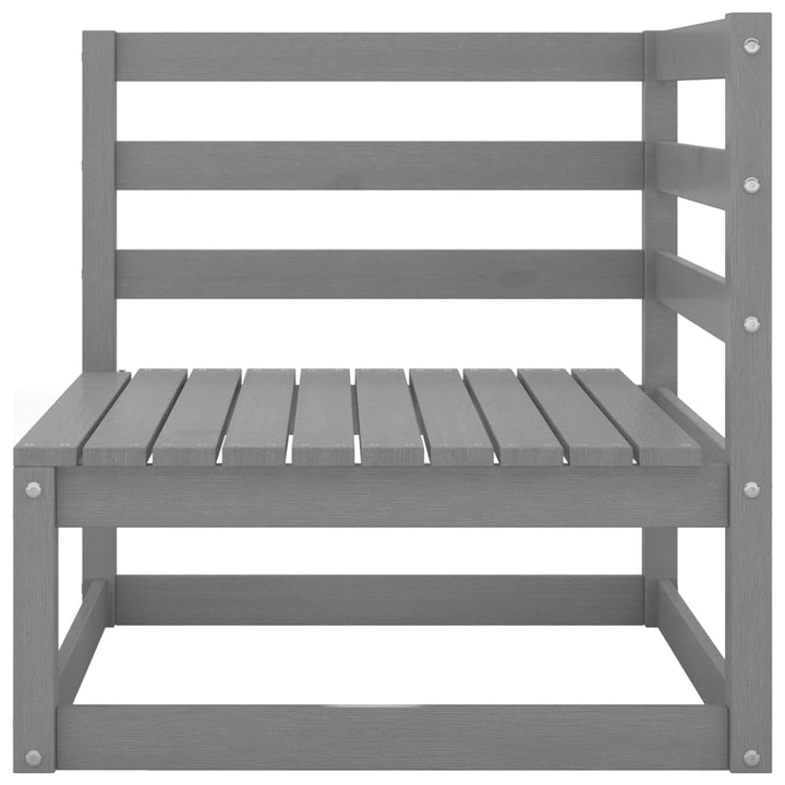Set Mobilier De Grădină, 8 Piese, , Lemn Masiv De Pin
