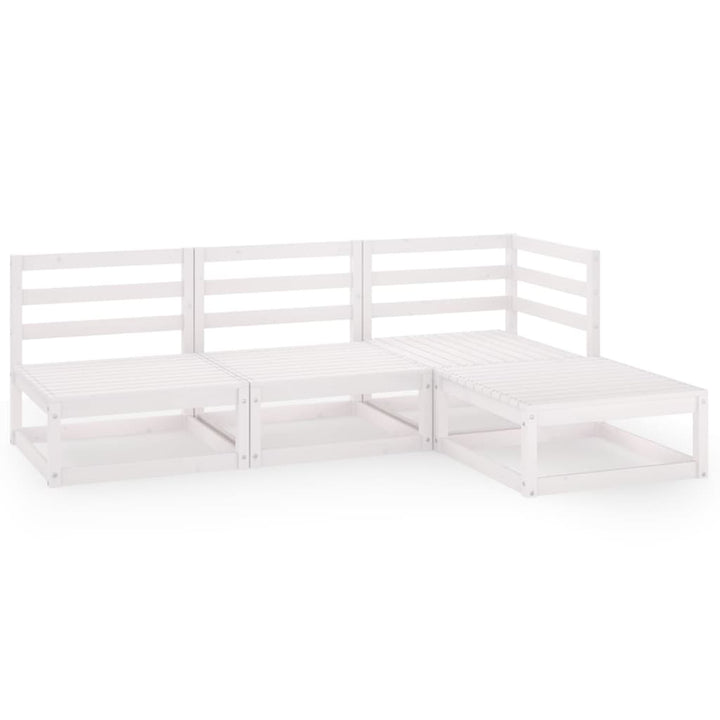 Set Mobilier De Grădină, 4 Piese, , Lemn Masiv De Pin