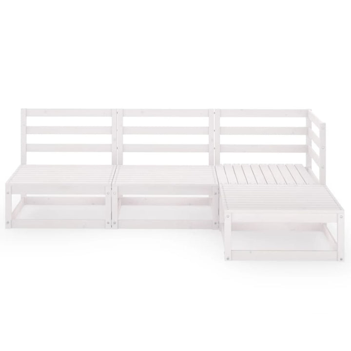Set Mobilier De Grădină, 4 Piese, , Lemn Masiv De Pin