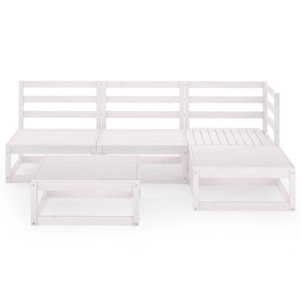 Set Mobilier De Grădină, 4 Piese, , Lemn Masiv De Pin