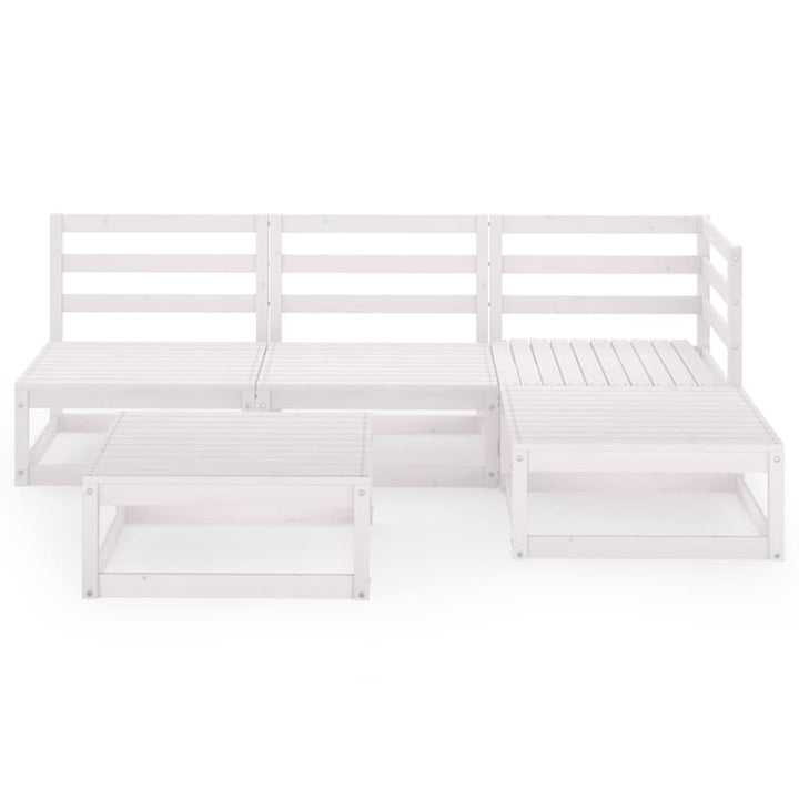 Set Mobilier De Grădină, 4 Piese, , Lemn Masiv De Pin
