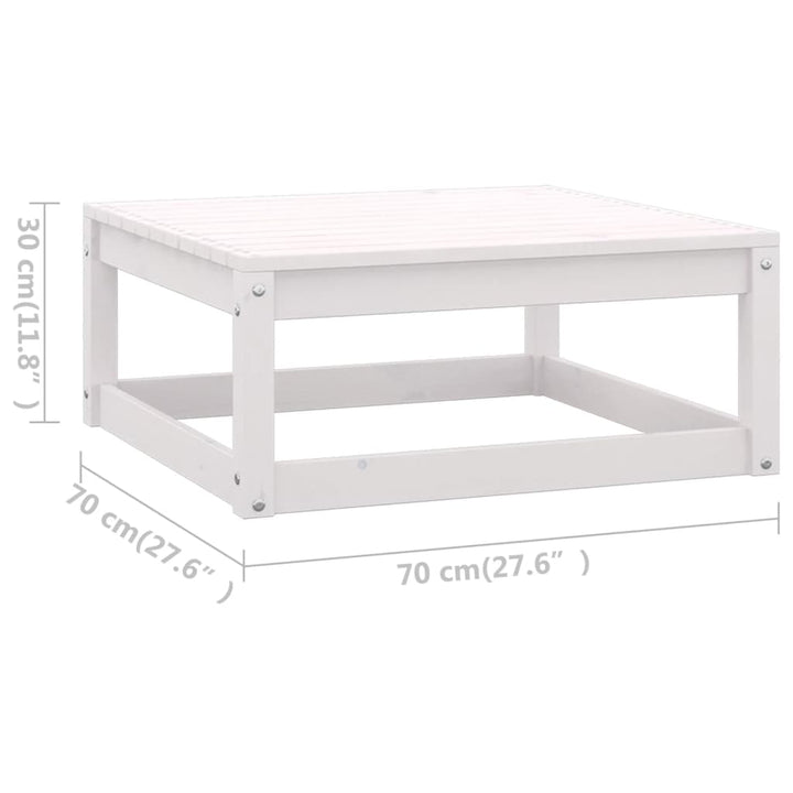 Set Mobilier De Grădină, 7 Piese, , Lemn Masiv De Pin