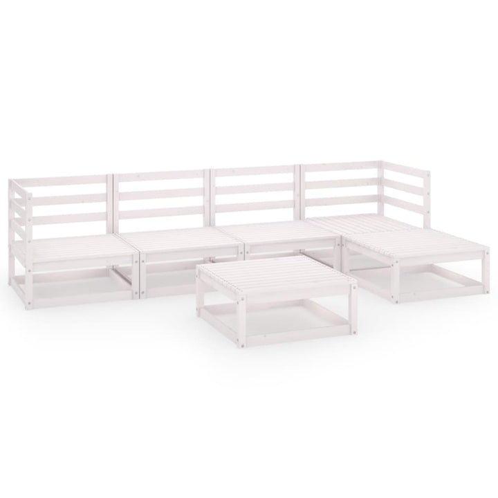 Set Mobilier De Grădină, 6 Piese, , Lemn Masiv De Pin