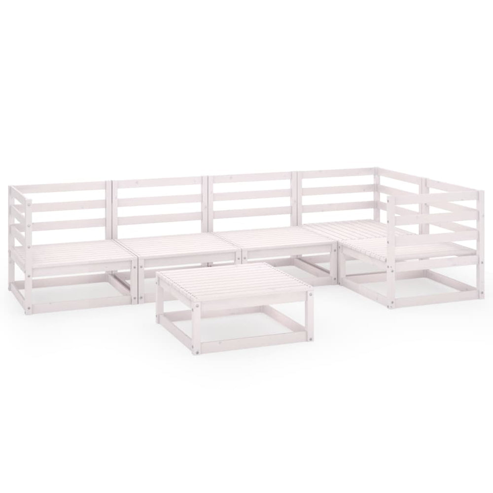 Set Mobilier De Grădină, 6 Piese, , Lemn Masiv De Pin