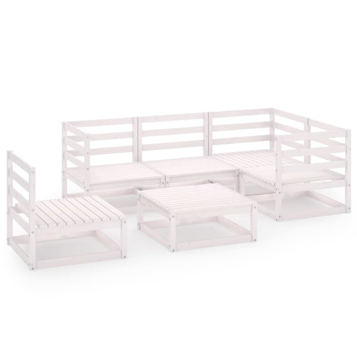 Set Mobilier De Grădină, 6 Piese, , Lemn Masiv De Pin