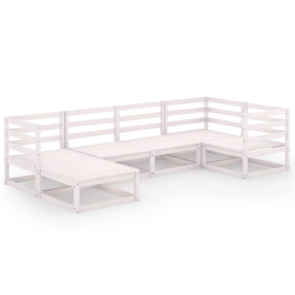 Set Mobilier De Grădină, 6 Piese, , Lemn Masiv De Pin