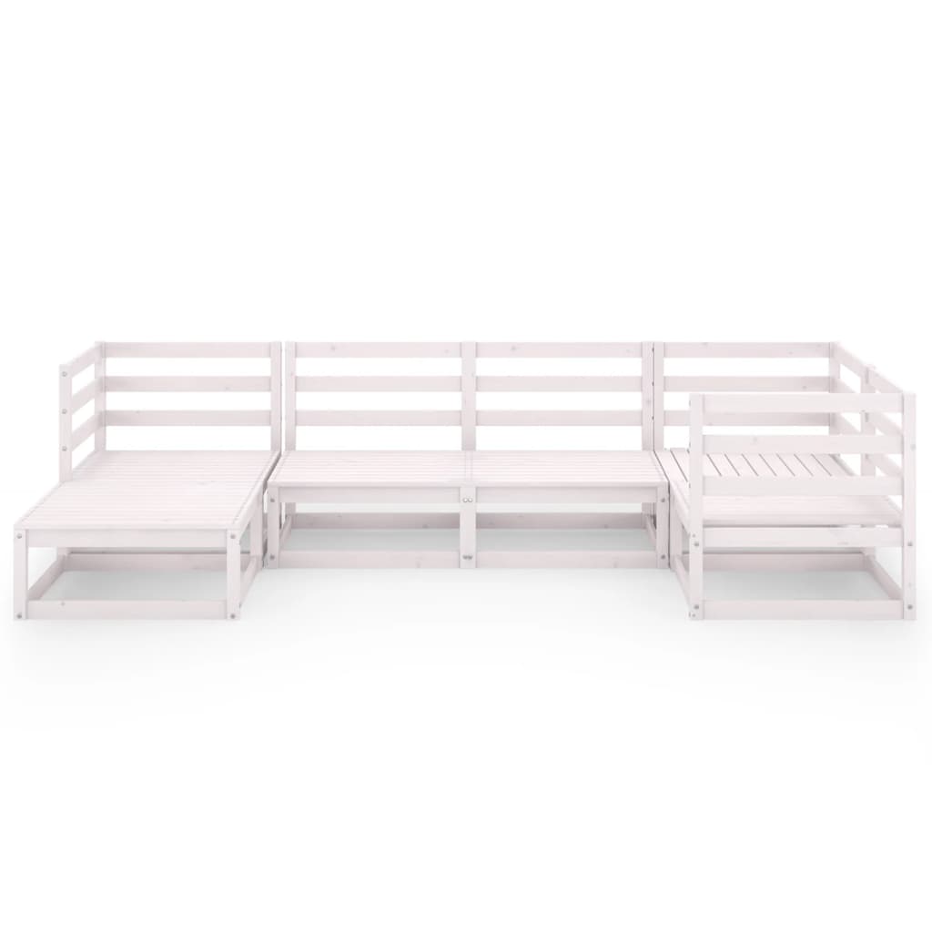 Set Mobilier De Grădină, 6 Piese, , Lemn Masiv De Pin