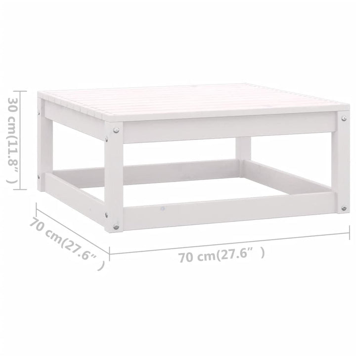 Set Mobilier De Grădină, 7 Piese, , Lemn Masiv De Pin