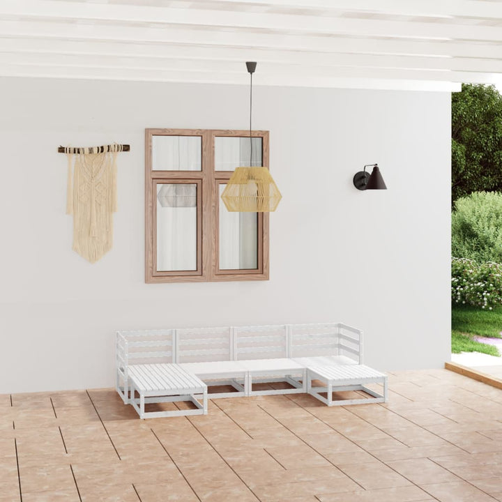 Vixl Set Mobilier Grădină Cu Perne, 6 Piese, , Lemn Masiv De Pin