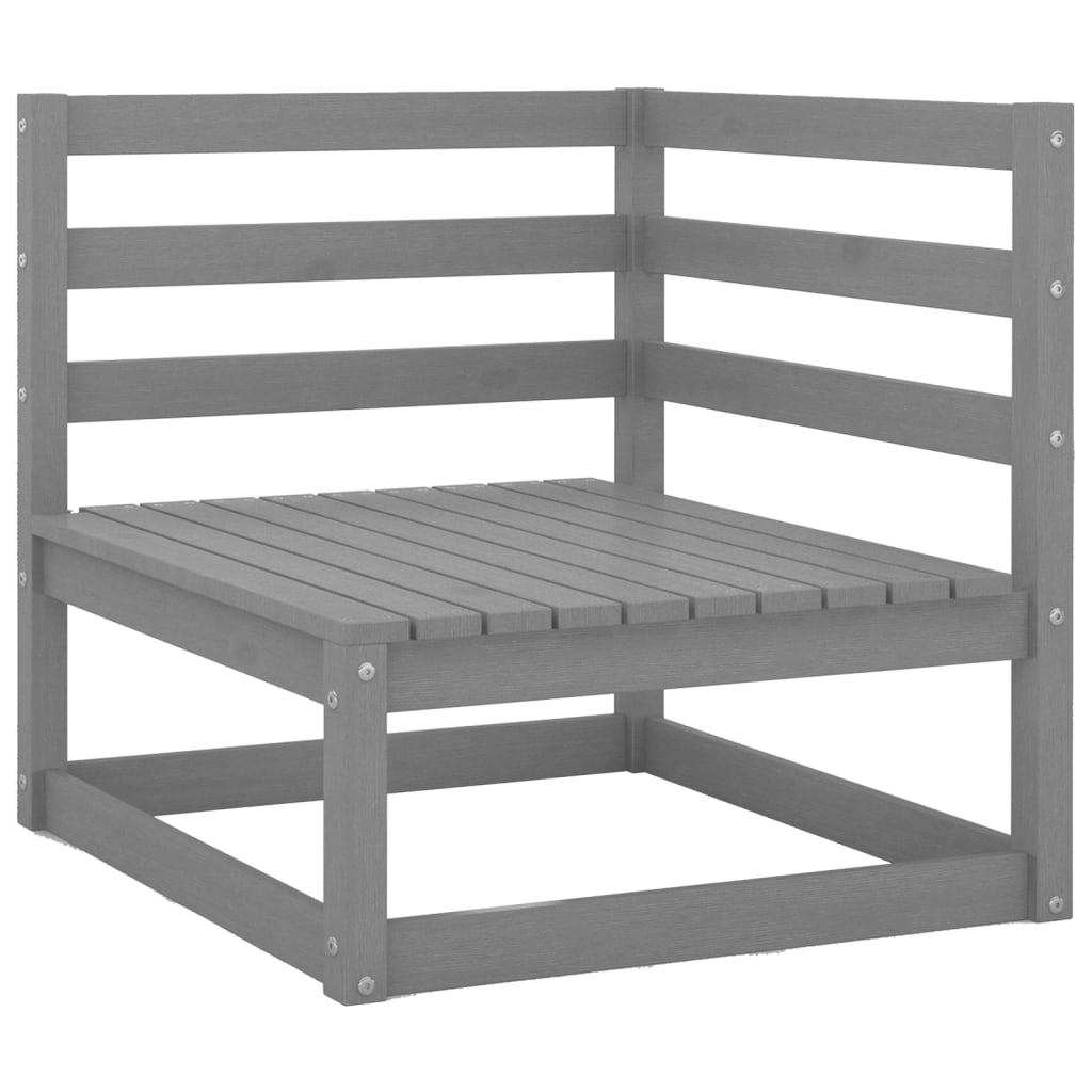 Set Mobilier De Grădină, 10 Piese, Lemn Masiv De Pin
