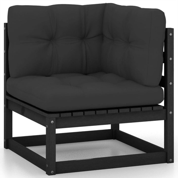 Vixl Set Mobilier Grădină Cu Perne, 8 Piese, Lemn Masiv Pin