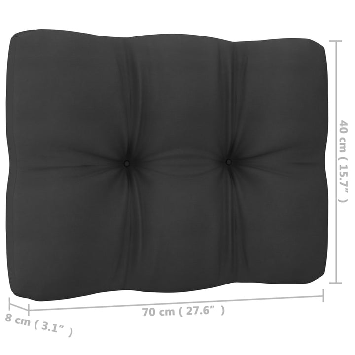 Vixl Set Mobilier Grădină Cu Perne, 8 Piese, Lemn Masiv Pin