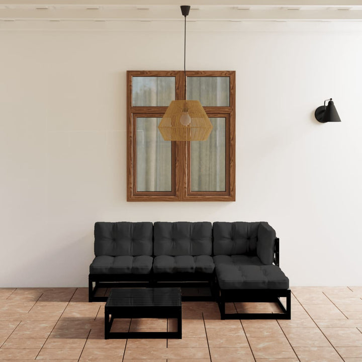 Set Mobilier De Grădină, 4 Piese, , Lemn Masiv De Pin