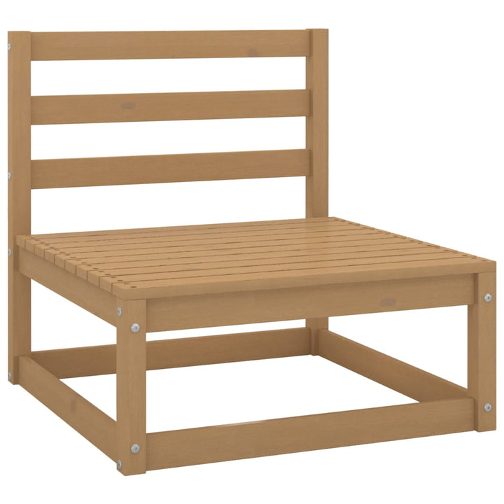 Vixl Set Mobilier De Grădină Cu Perne, 8 Piese, Lemn Masiv Pin